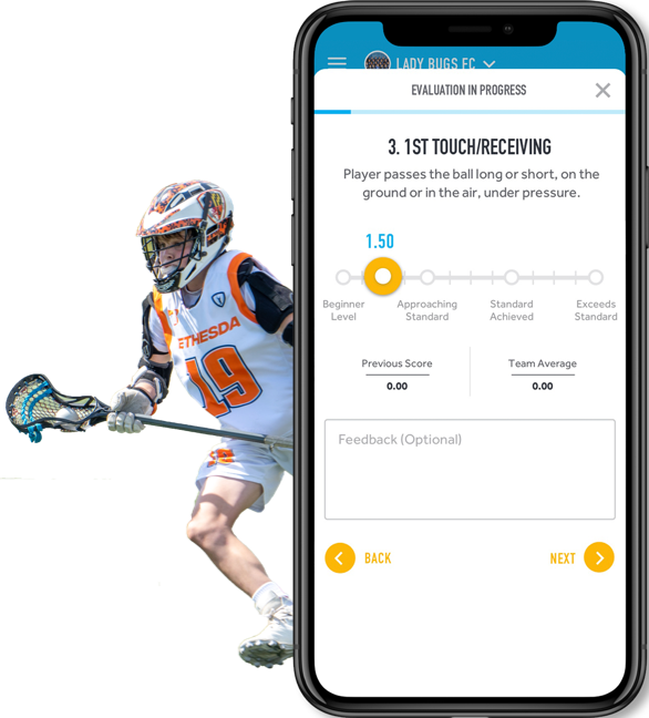 youth lacrosse player evaluations